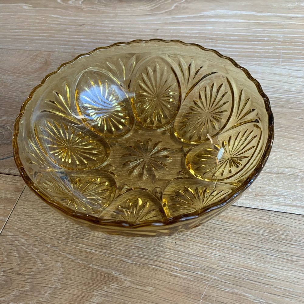 Vintage Yellow Boho Daisy Bowl - Picture 1 of 5